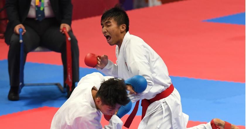 Karateka Rifki Ardiansyah Arrosyiid Juara, Emas ke-11 untuk Indonesia