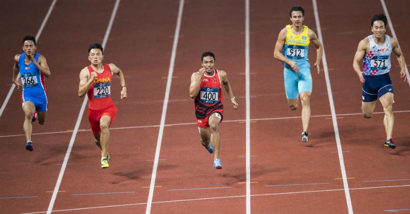 Tempati Peringkat 7, Zohri Lolos ke Babak Final 100 Meter