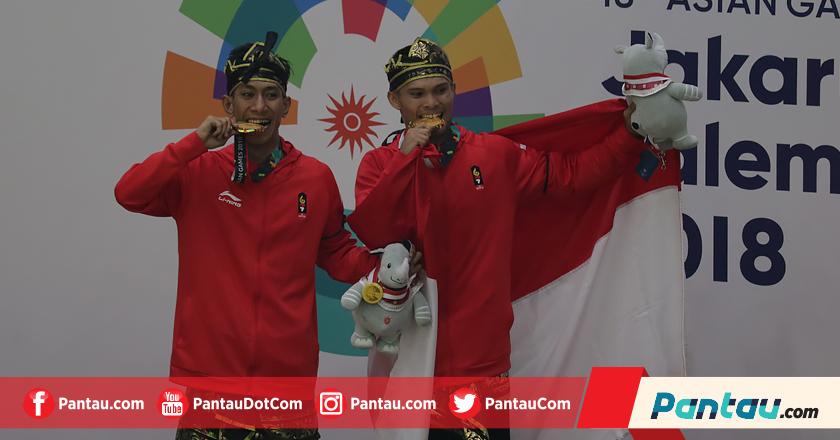 Yola/Hendy Beber Kunci Sukses Raih Emas di Nomor Ganda Putra Pencak Silat