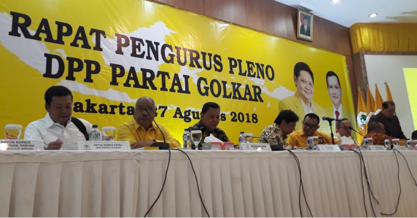 Bentuk Bappilu, Partai Golkar Gelar Rapat Pleno