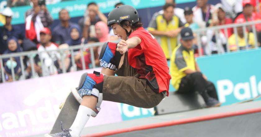 Indonesia Gagal Raih Emas dari Skateboard Nomor Men's Park