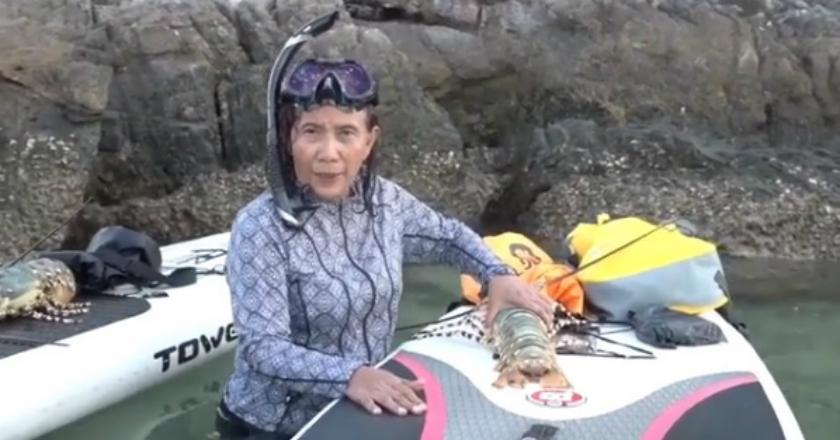 'Nyemplung' ke Laut, Menteri Susi Tegur Nelayan dan Pengepul Lobster