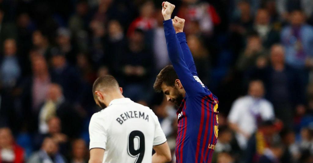 Soal Gestur di El Clasico, Pique: Saya Suka Buat Suasana Ganas