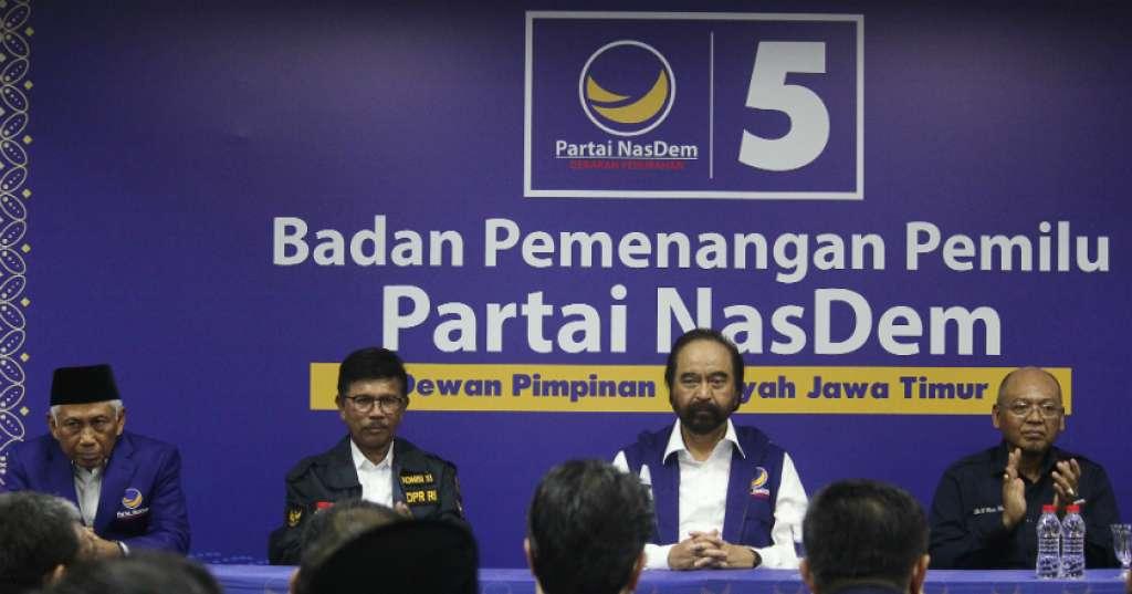 Di Hadapan Ulama Aceh, Surya Paloh Tegaskan Jokowi Tidak Anti Islam