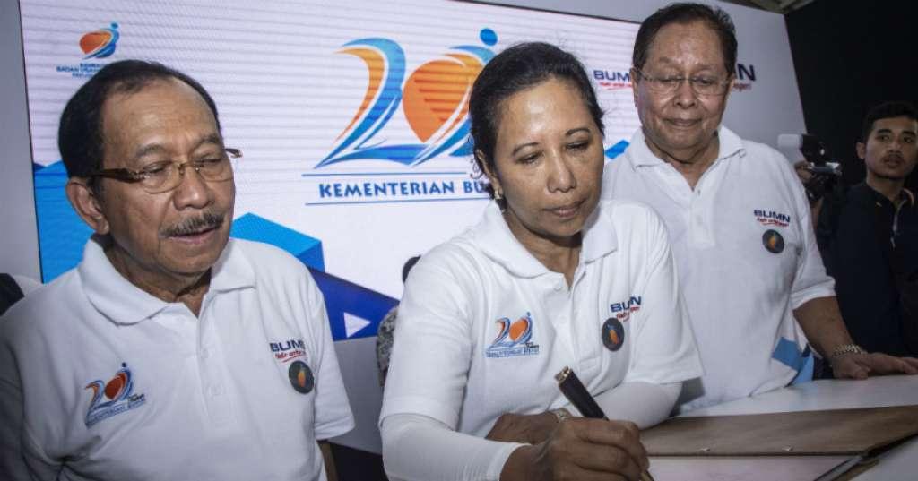 Menteri BUMN Beri 3 Tips Jadi Orang Sukses kepada Santri di Cirebon