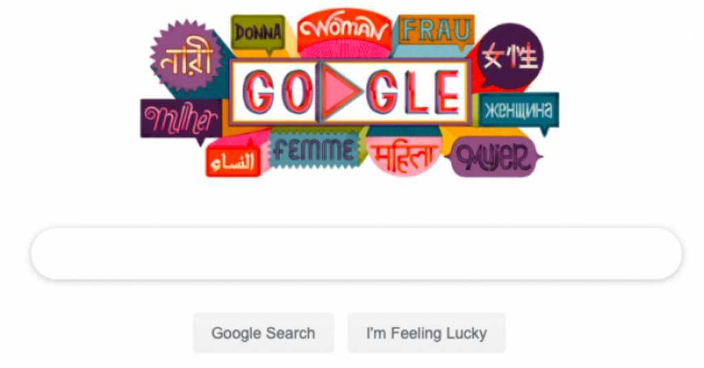 Doodle Google Turut Warnai Hari Perempuan Sedunia