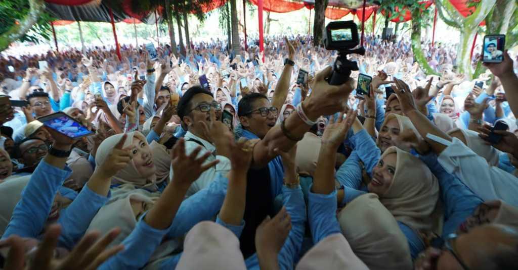 Kampanye di Tasik, Sandi Janji Turunkan Angka Kematian Bayi
