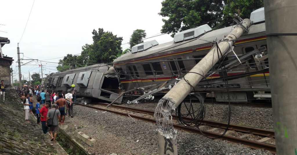 Menhub Segera Tinjau Lokasi Anjloknya KRL