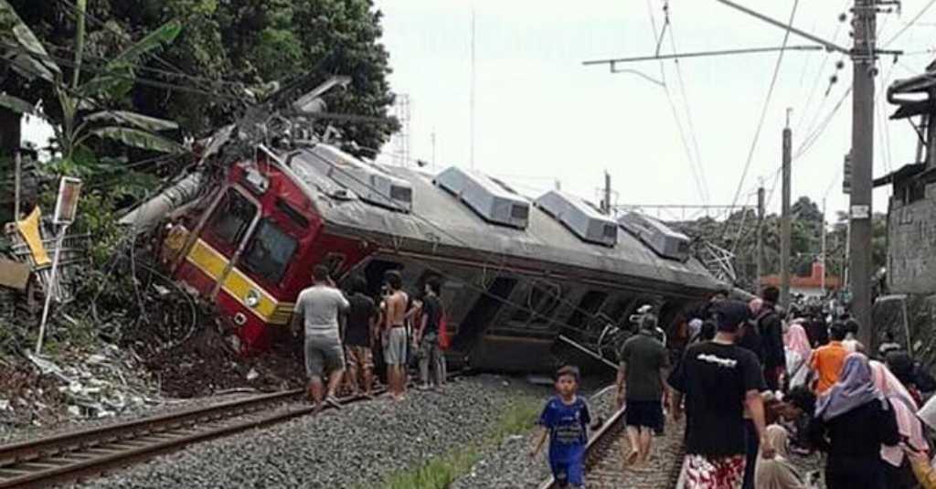 KRL Terguling Di Bogor, PT KCI Belum Bisa Pastikan Penyebab