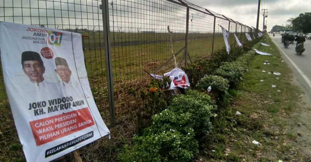 Bawaslu Banjarbaru Benarkan Anggotanya yang Turunkan APK Jokowi-Ma'ruf