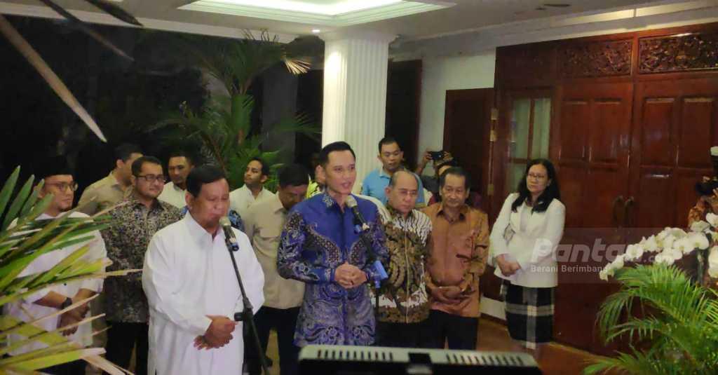 AHY Beberkan Strategi Rel Ganda Demokrat kepada Prabowo