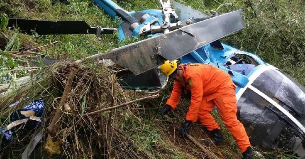 Helikopter Terjatuh Saat Lintasi Kawasan Tasikmalaya