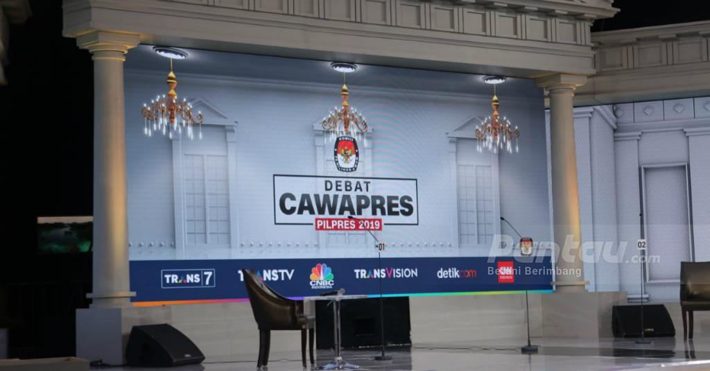 Intip Berbagai Persiapan di Lokasi Debat Ketiga Pillpres 2019