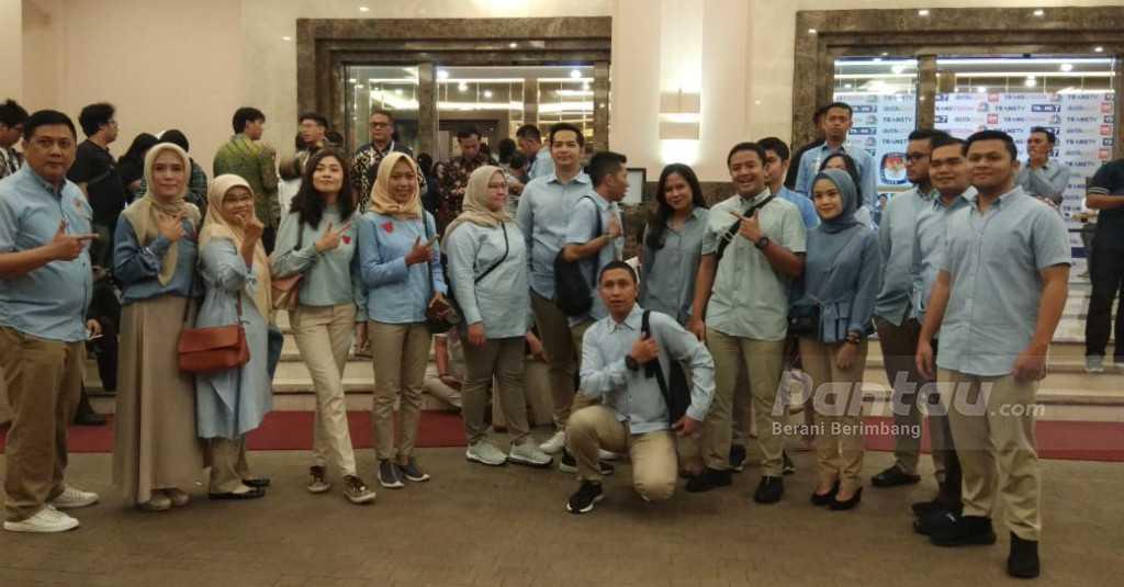 Relawan Gerakan Milenial Indonesia Dukung Sandiaga di Debat Ketiga