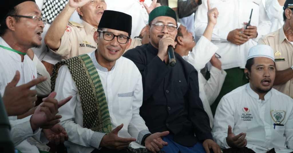 Sandiaga Janji Sumbangkan Seluruh Gajinya Jika Jabat Wakil Presiden