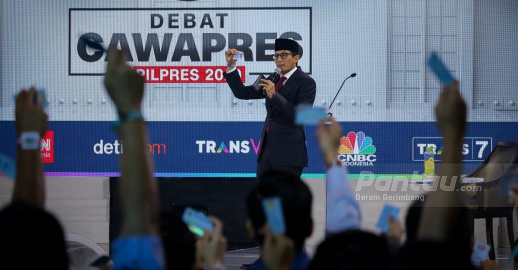 BPN Puji Sandiaga yang Unjuk KTP di Debat Cawapres