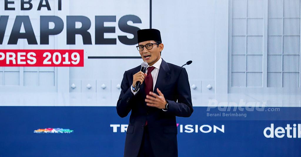 BPN Soal Debat Ketiga: Sandi Tertata Bagus, Sebelah yang Belepotan