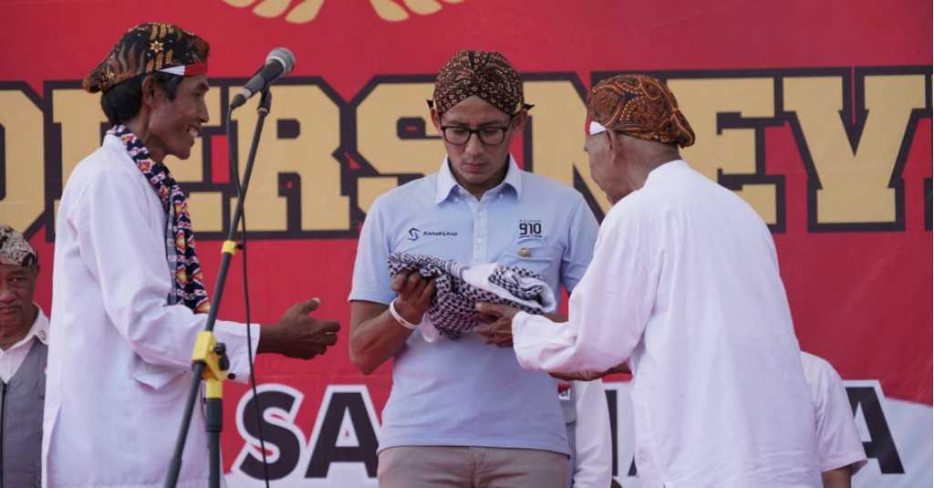 Kampanye di Yogyakarta, Sandi Diberi Ini oleh Sepupu Hamengkubuwono X