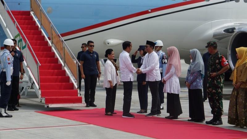 Terbang ke Lombok, Jokowi Tinjau Rehabilitasi Gempa