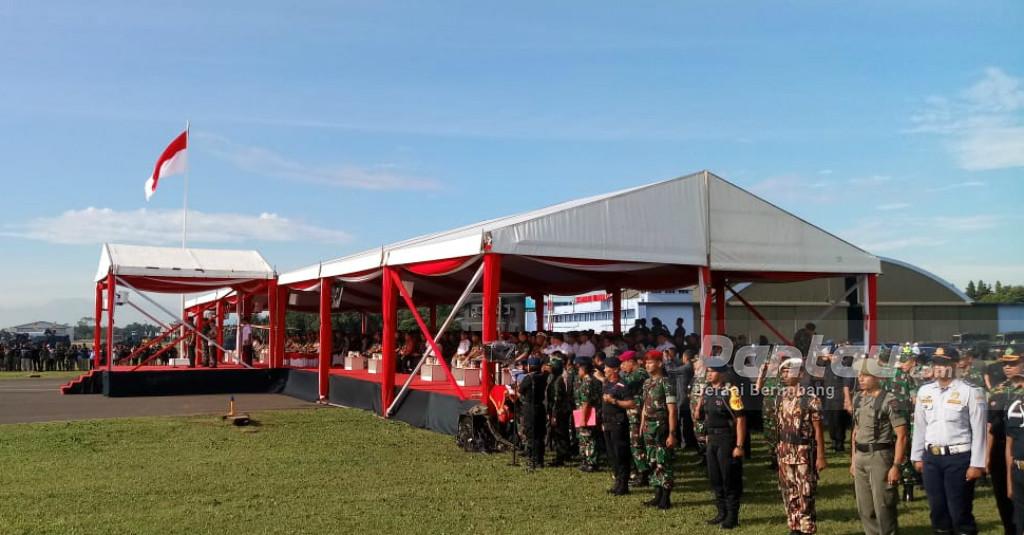 Menkopolhukam Wiranto Pimpin Apel Kesiapan Pengamanan Pemilu 2019