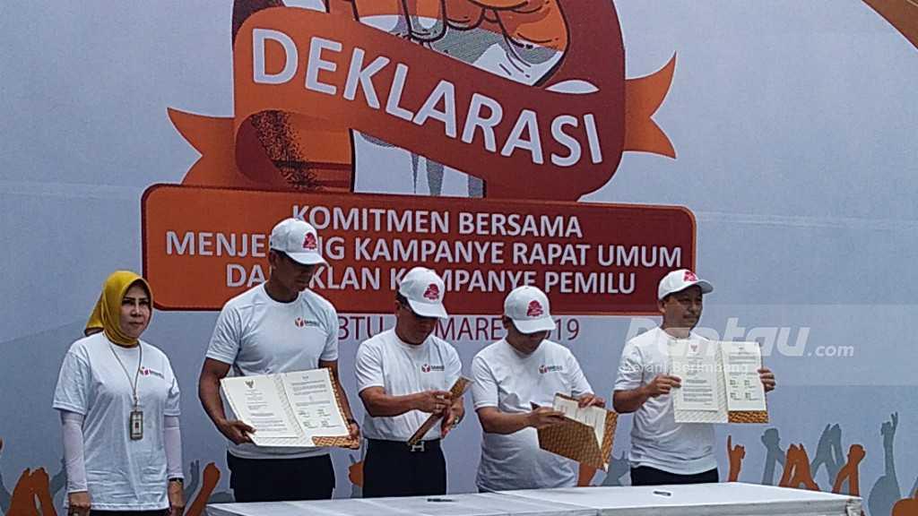 Bawaslu Lakukan MoU Komitmen Kampanye Pemilu, Ini Tanggapan KPU