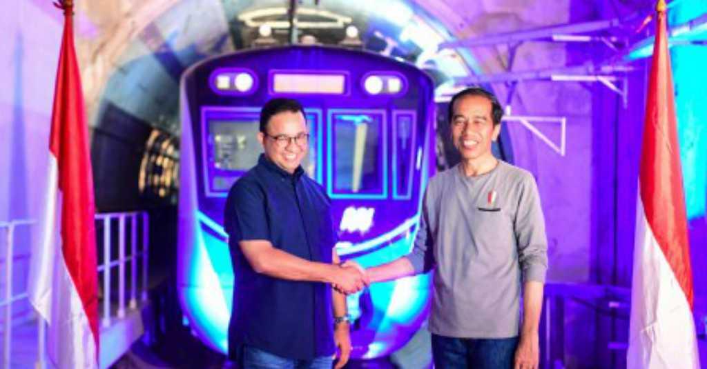 Resmikan MRT Jakarta, Jokowi: Yang Belum Coba, Silahkan Mumpung Gratis