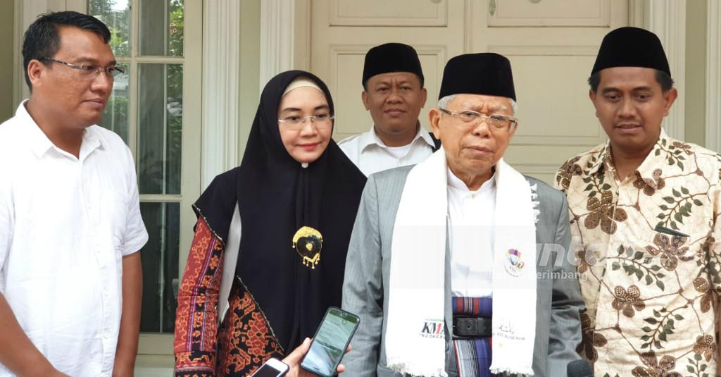 Safari ke Lebak, Ma'ruf Promosikan Hologram Jokowi-Amin