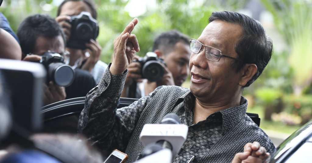 Mahfud MD Imbau Pihak Kepolisian Tak Ragu Tindak Tegas Pelaku Hoax