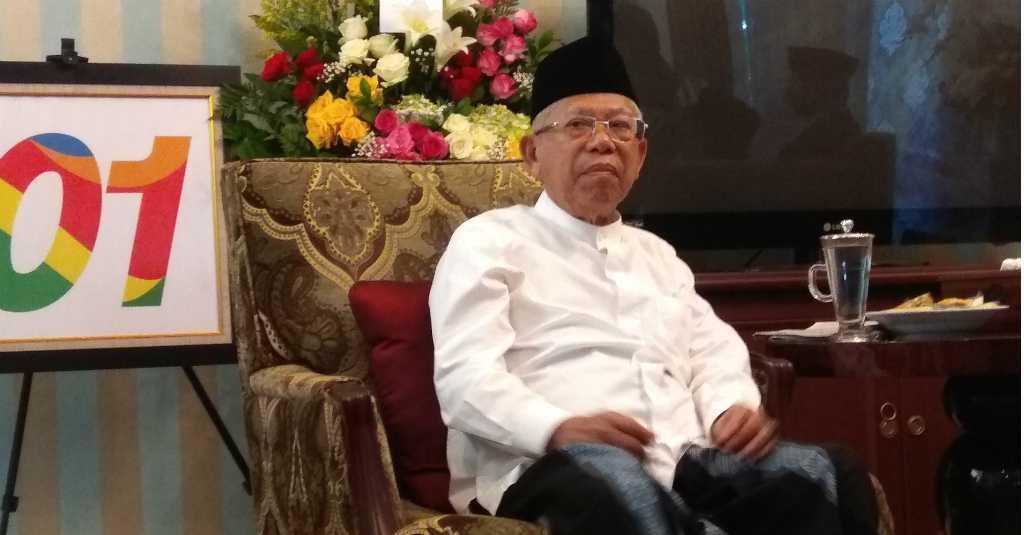 Sepakat dengan Rabu Putih, Ma'ruf Amin: Putih Adalah Kita