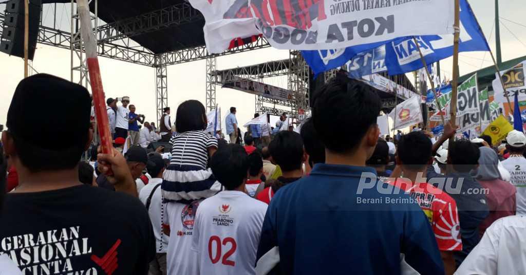 Banyak Anak di Bawah Umur di Acara Kampanye Terbuka Prabowo di Bogor