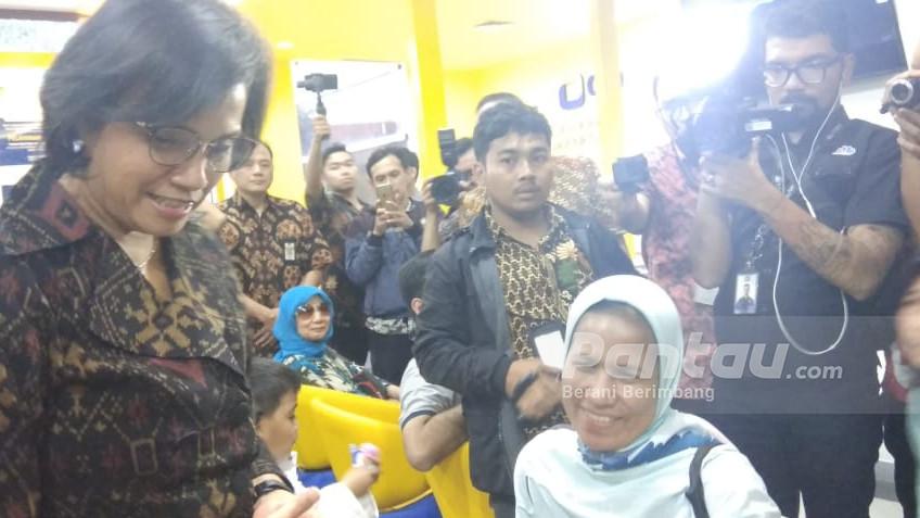Cerita Pedagang Tanah Abang Ketemu Sri Mulyani Pas Bayar Pajak