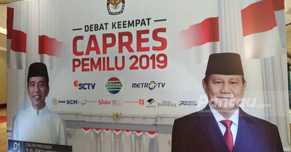 Begini Suasana Terkini Jelang Debat Pilpres Keempat