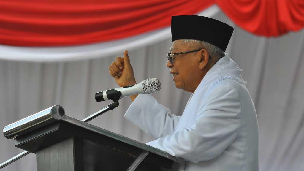 Diterpa Kabar Hoax Sakit, Ma'ruf: Saya Sehat Sekali