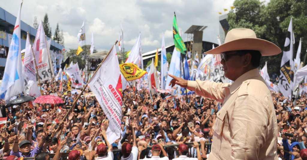 Kampanye di Purwokerto, Prabowo Mengaku Putra Daerah