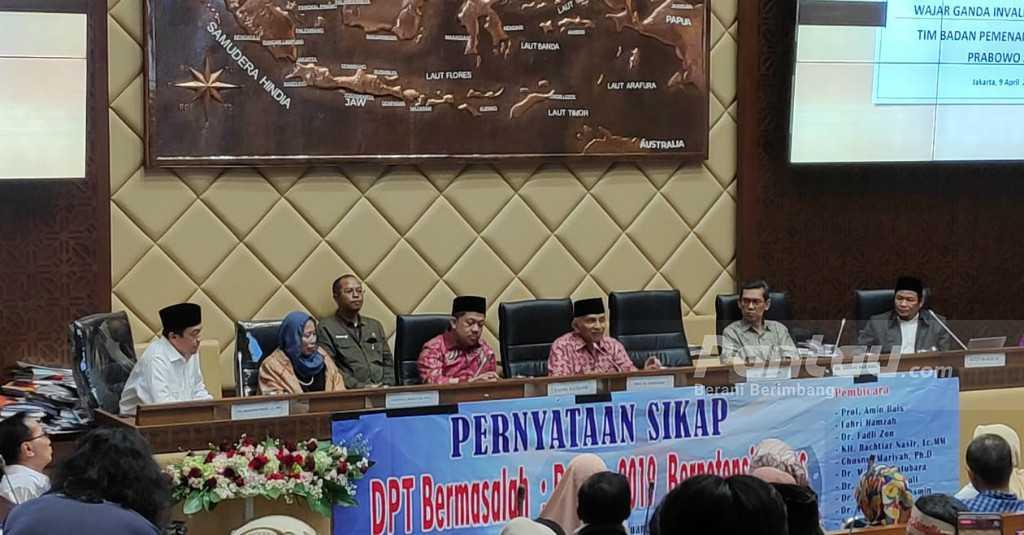 Diskusi DPT di DPR, Amien Rais: Ada 'Genderuwo' dan 'Sontoloyo' di KPU