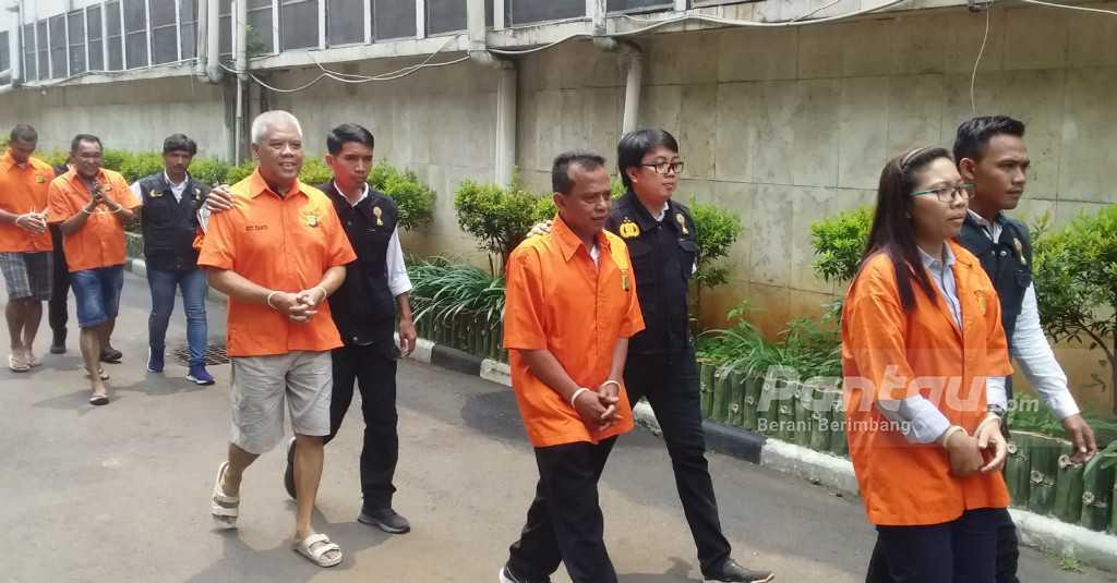 6 Tersangka Pengaturan Skor Jalani Tes Kesehatan di Mapolda Metro Jaya