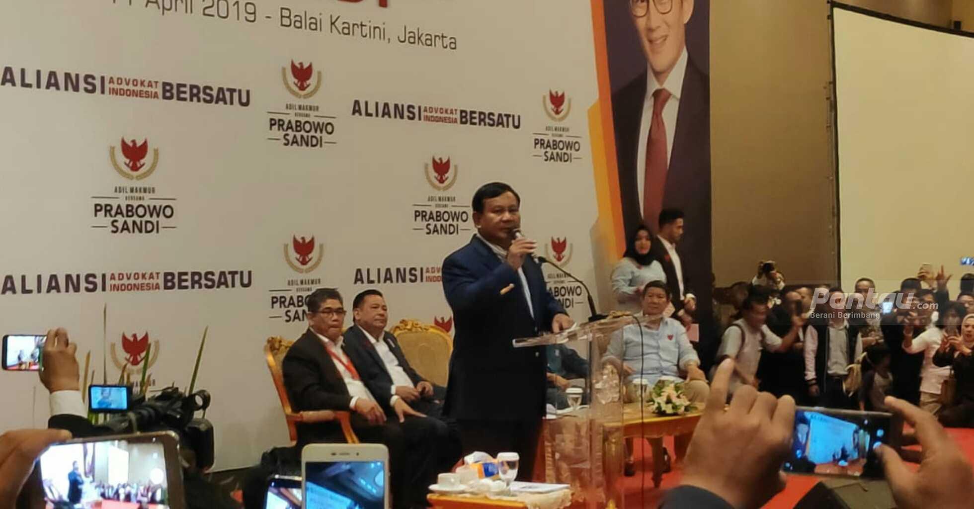 Prabowo: Katanya Pemilu Jujur, tapi Sudah Ada yang Nyoblos di Luar Negeri