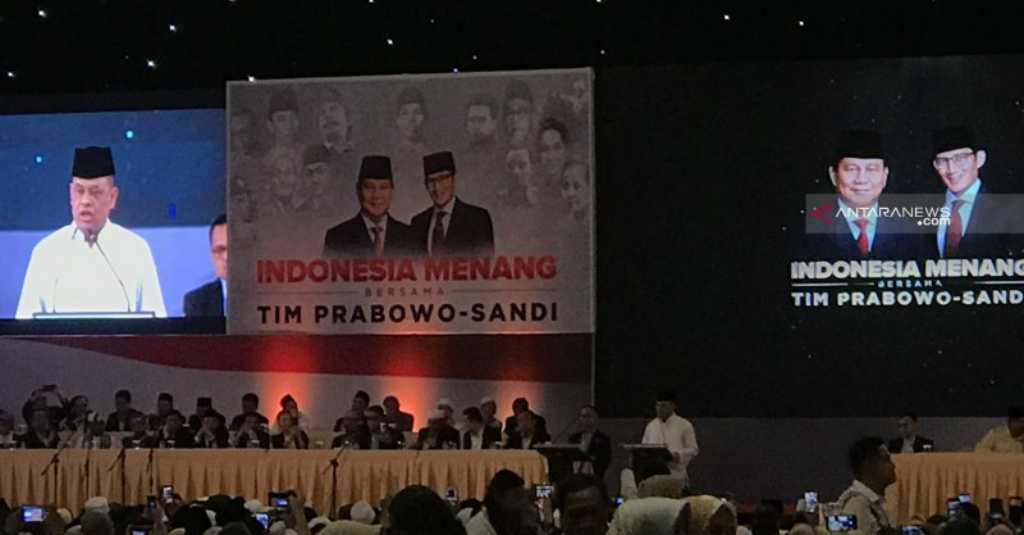Gatot Nurmantyo Akhirnya Dukung Prabowo-Sandi di Pilpres 2019