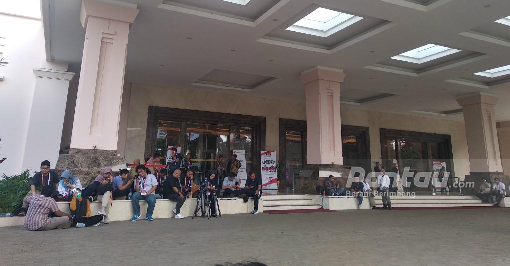 Jelang Debat, Penjagaan di Hotel Sultan Belum Terlalu Ketat