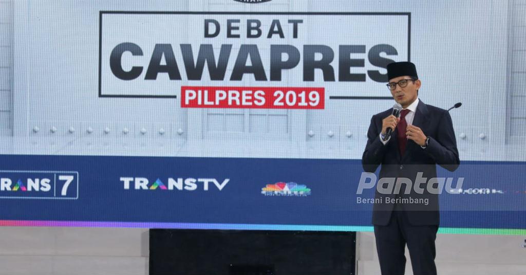 Jelang Debat Pilpres 2019, Sandi Ucapkan Minta Maaf