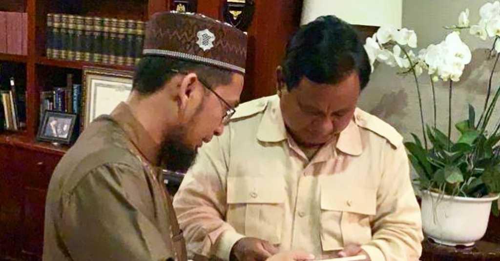Dukung Prabowo, Ustaz Adi Hidayat Siap Bersaksi di Hari Kiamat