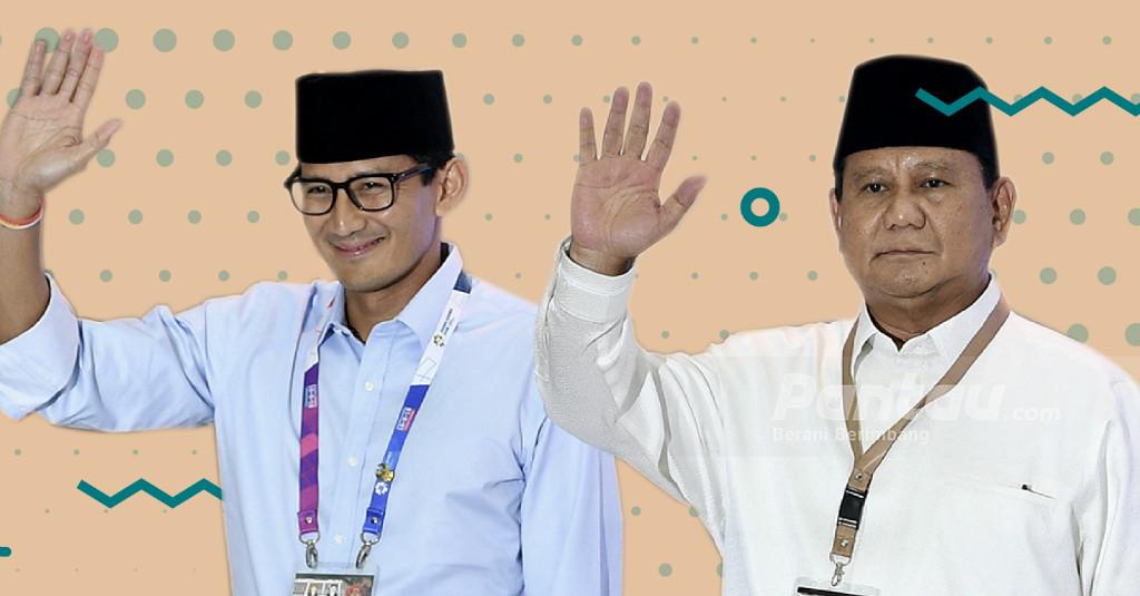 Ekonomi Akan Jadi Fokus Pasangan Prabowo-Sandi di Debat Kelima