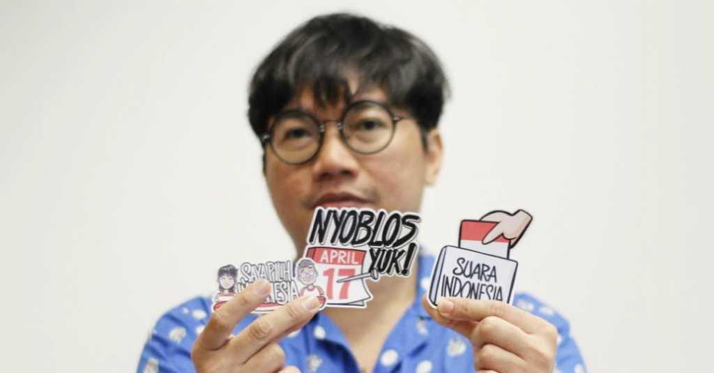 Instagram Keluarkan Stiker Pemilu Karya Komikus Indonesia