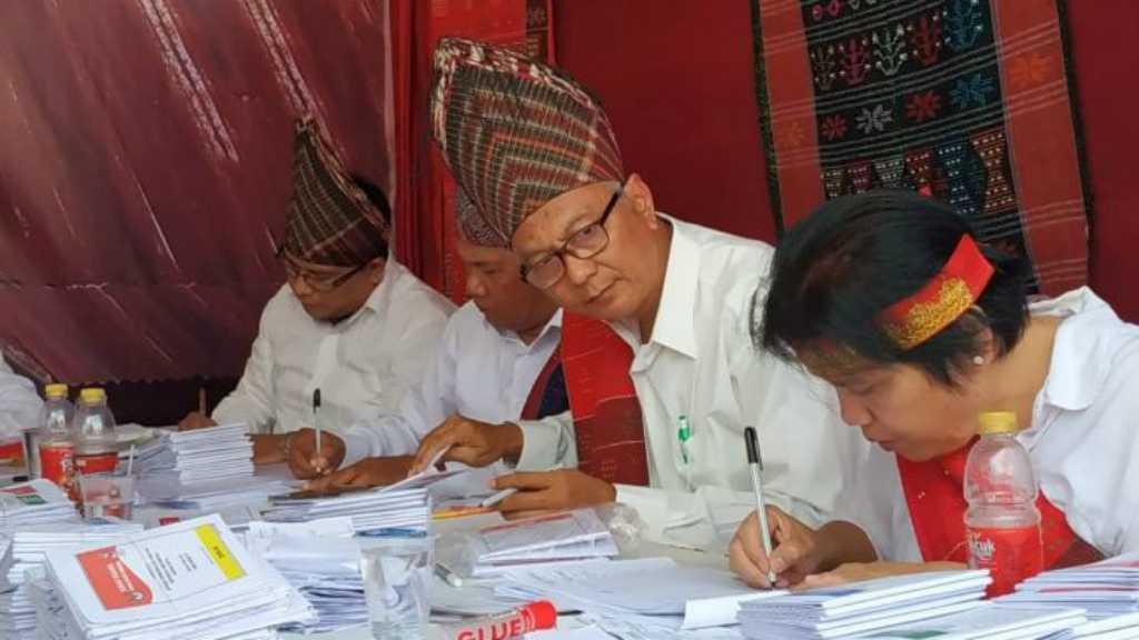 Begini Penampakan TPS Pemilu Damai di Kampoeng Nasantara Depok