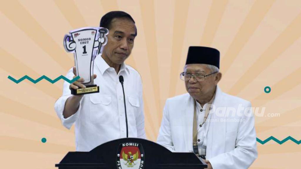 Jokowi-Ma'ruf Unggul di TPS Malanu Sorong NTT