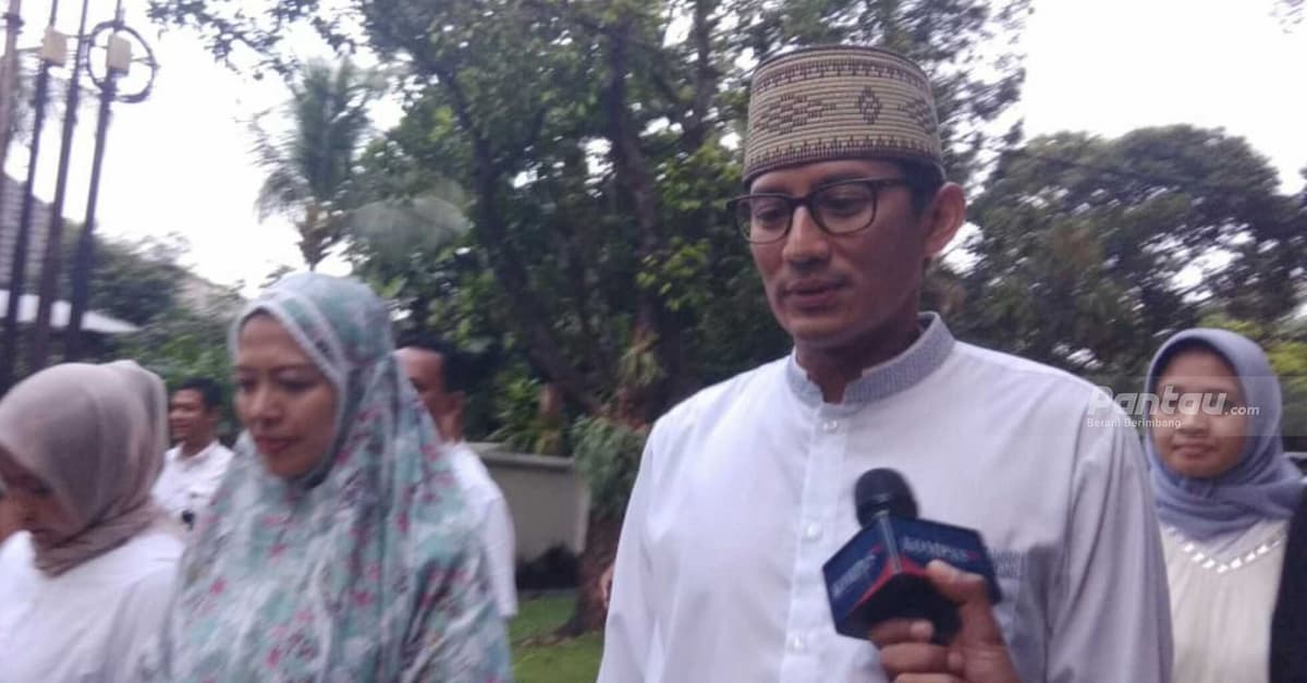 Sebelum Mencoblos, Sandiaga Tegaskan Isu Ekonomi Adalah Solusi untuk Bangsa
