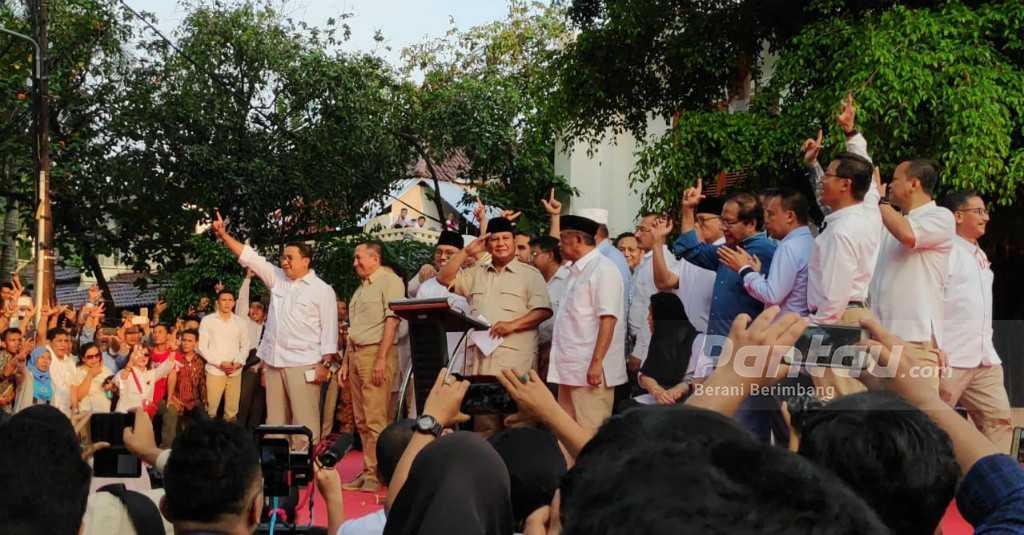 Prabowo Klaim Menang Berdasarkan Quick Count dan Exit Poll Internal