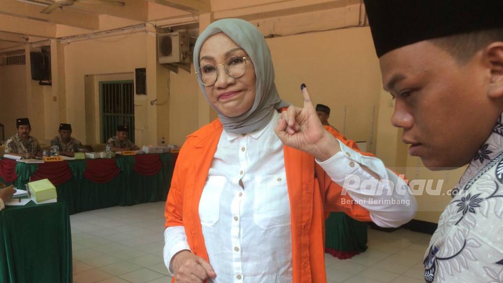Nyoblos di Mapolda Metro, Begini Jawaban Ratna Ditanya Pilihannya