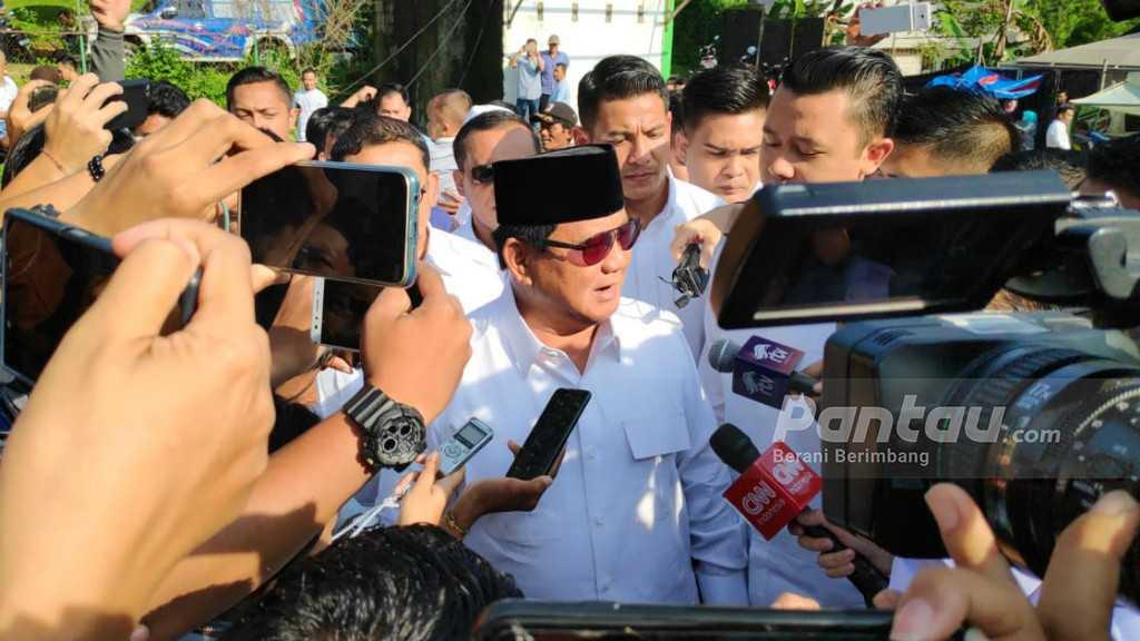 Sebut Pendukungnya Tertib dan Damai, Prabowo Jamin Tak Akan Ada Chaos
