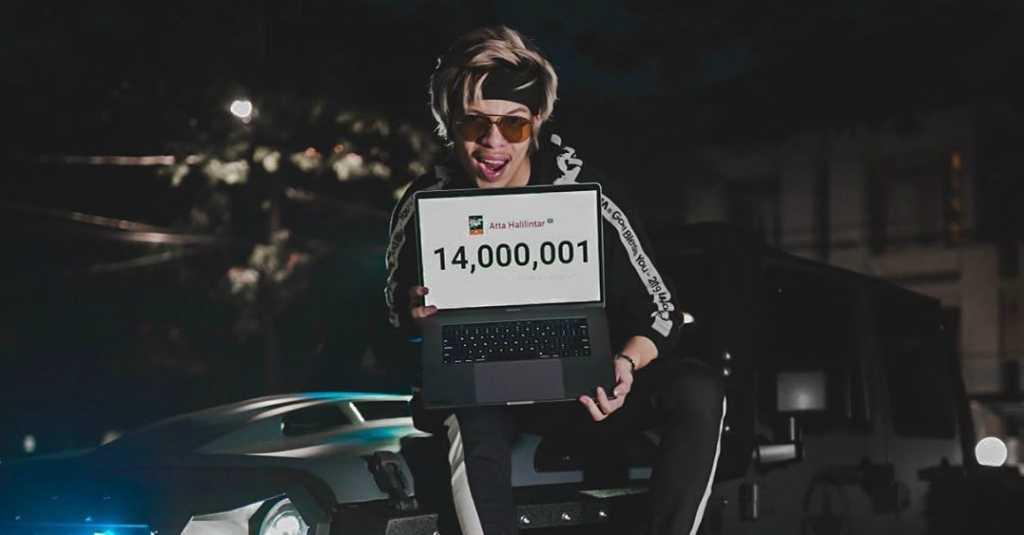 Pecahkan Rekor Asia, Atta Halilintar Tembus 14 Juta Subscriber